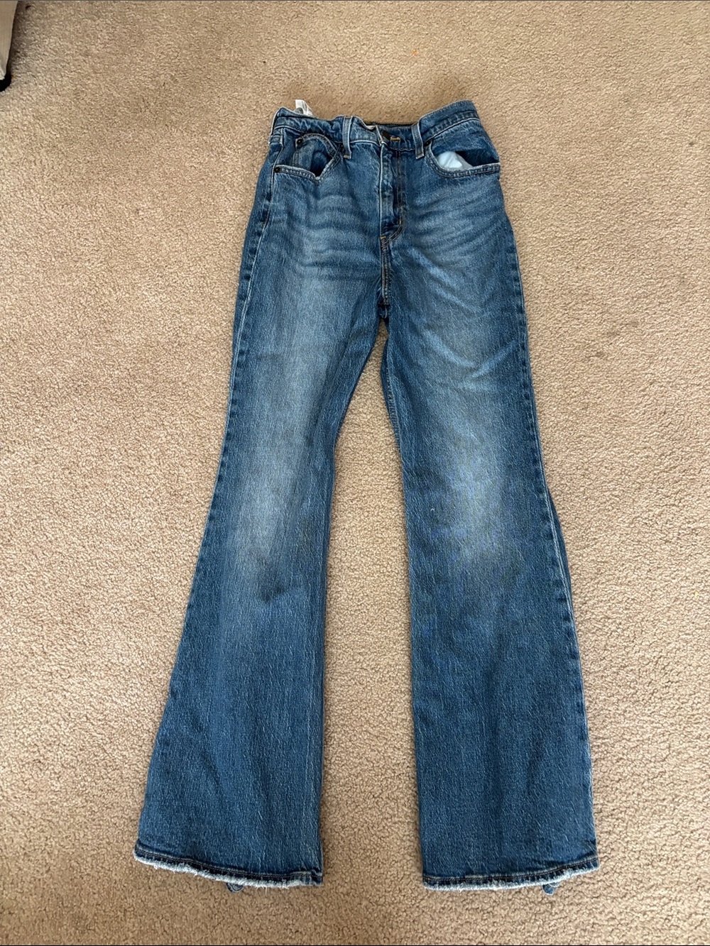 Levi’s-70s High Flare Women’s Blue Flare Jeans - size women’s 26 - Picture 2 of 9